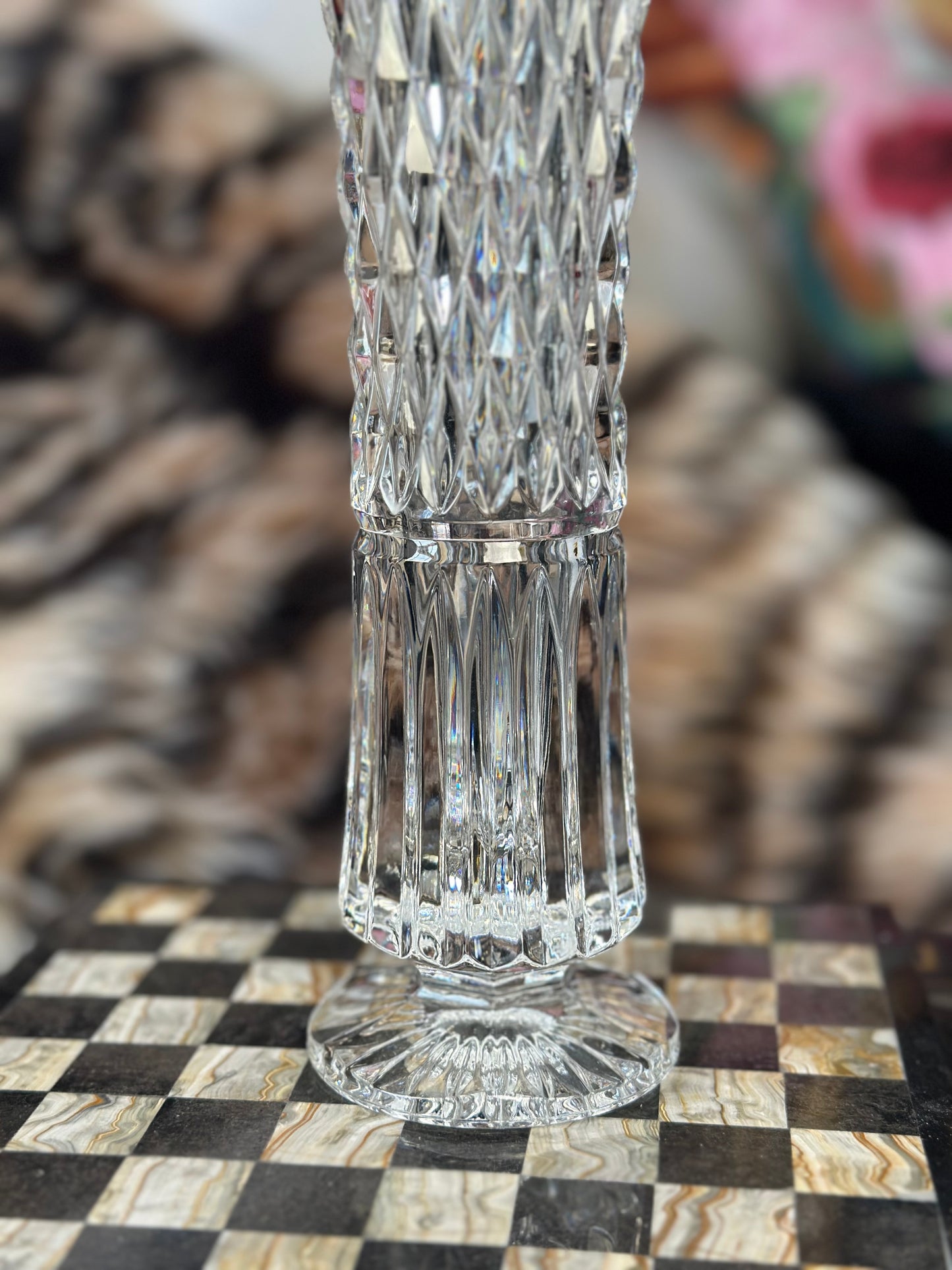 Skinny Crystal Vase B