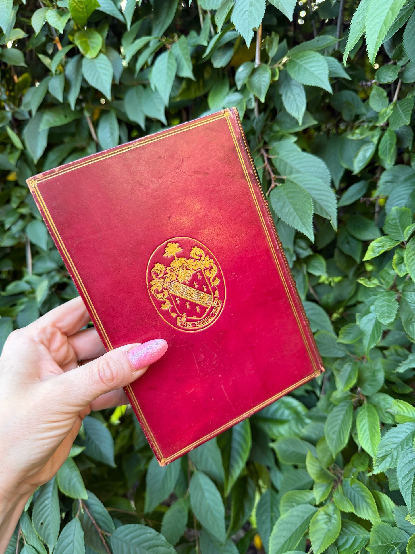 1880 Philip Van Artevelde by Sir Henry Taylor City of London School Oxblood Leather Double Armorial Book