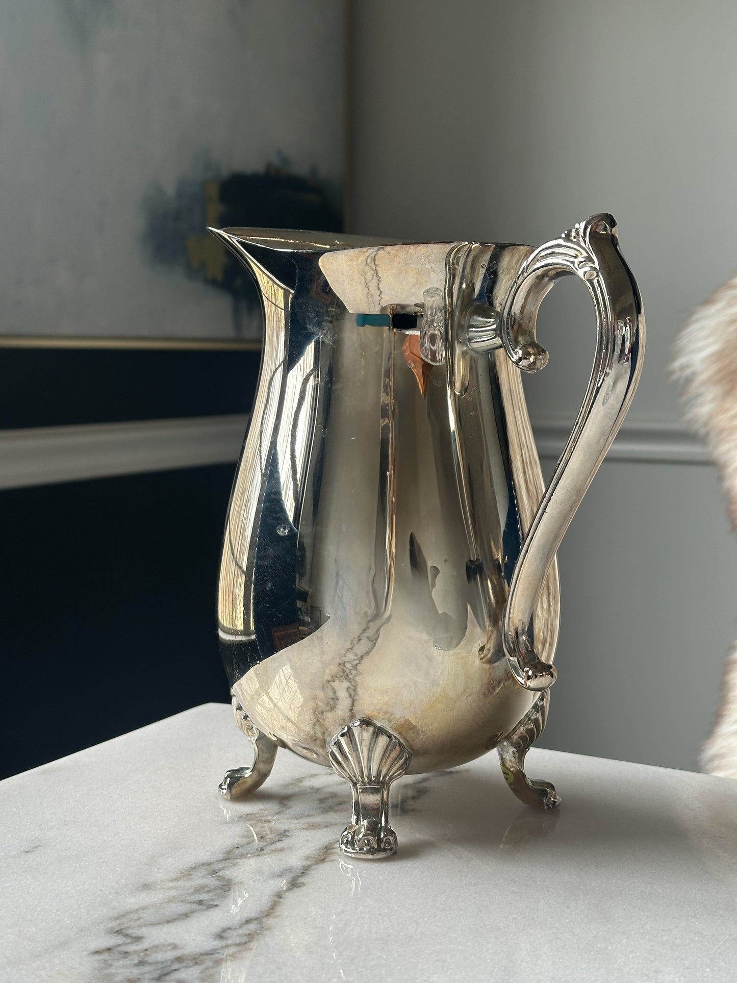 Silverplate Water Pitcher- Unmarked