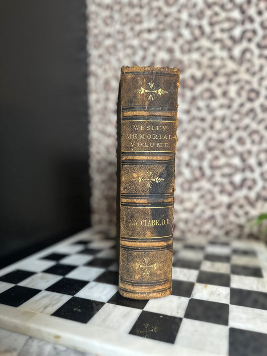 Wesley Memorial Volume Book (1800s)