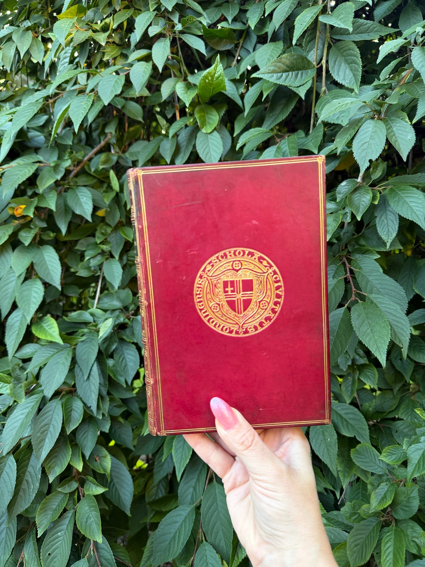 1880 Philip Van Artevelde by Sir Henry Taylor City of London School Oxblood Leather Double Armorial Book