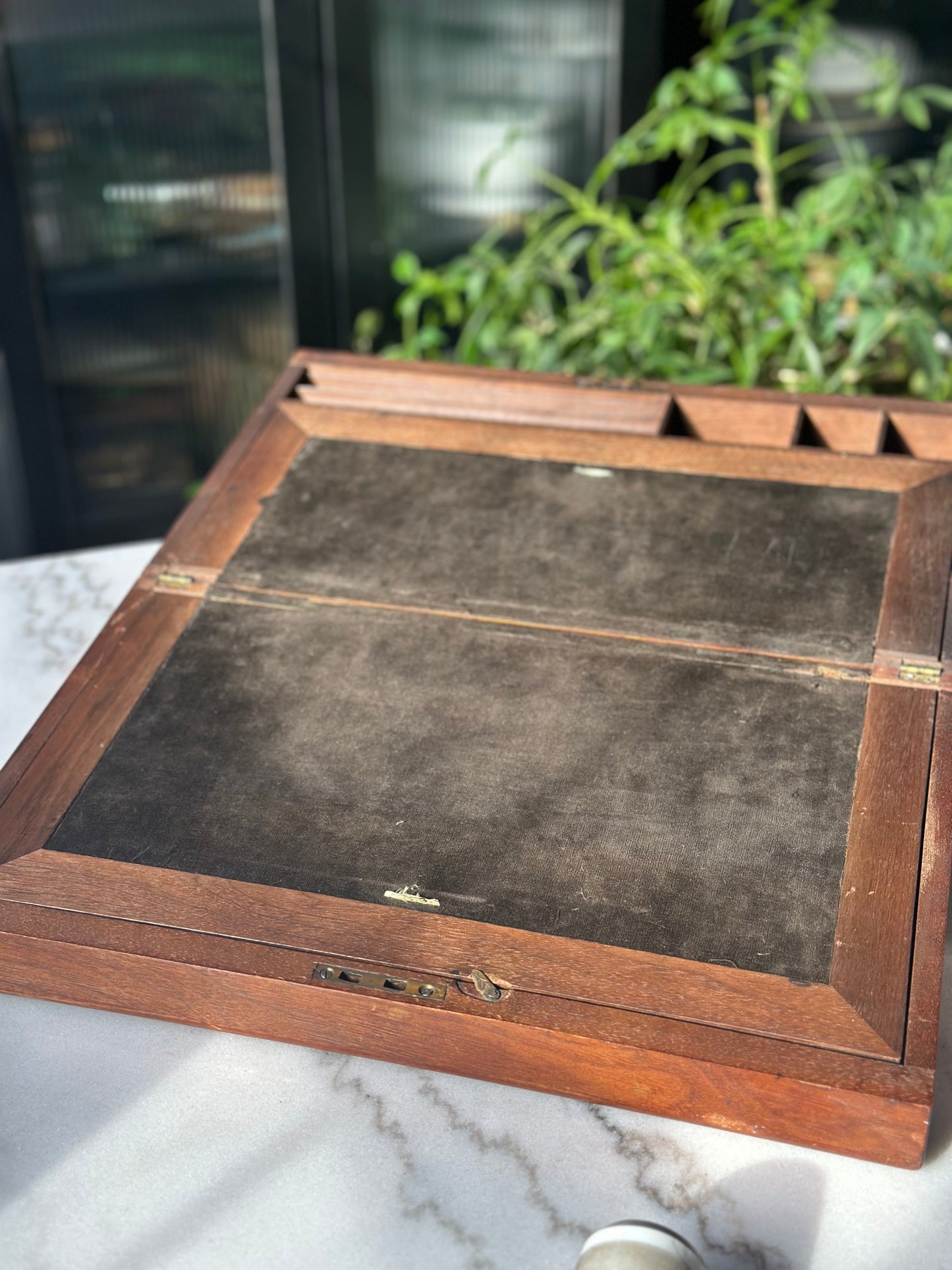 Walnut Traveling Secretary’s Writing Desk