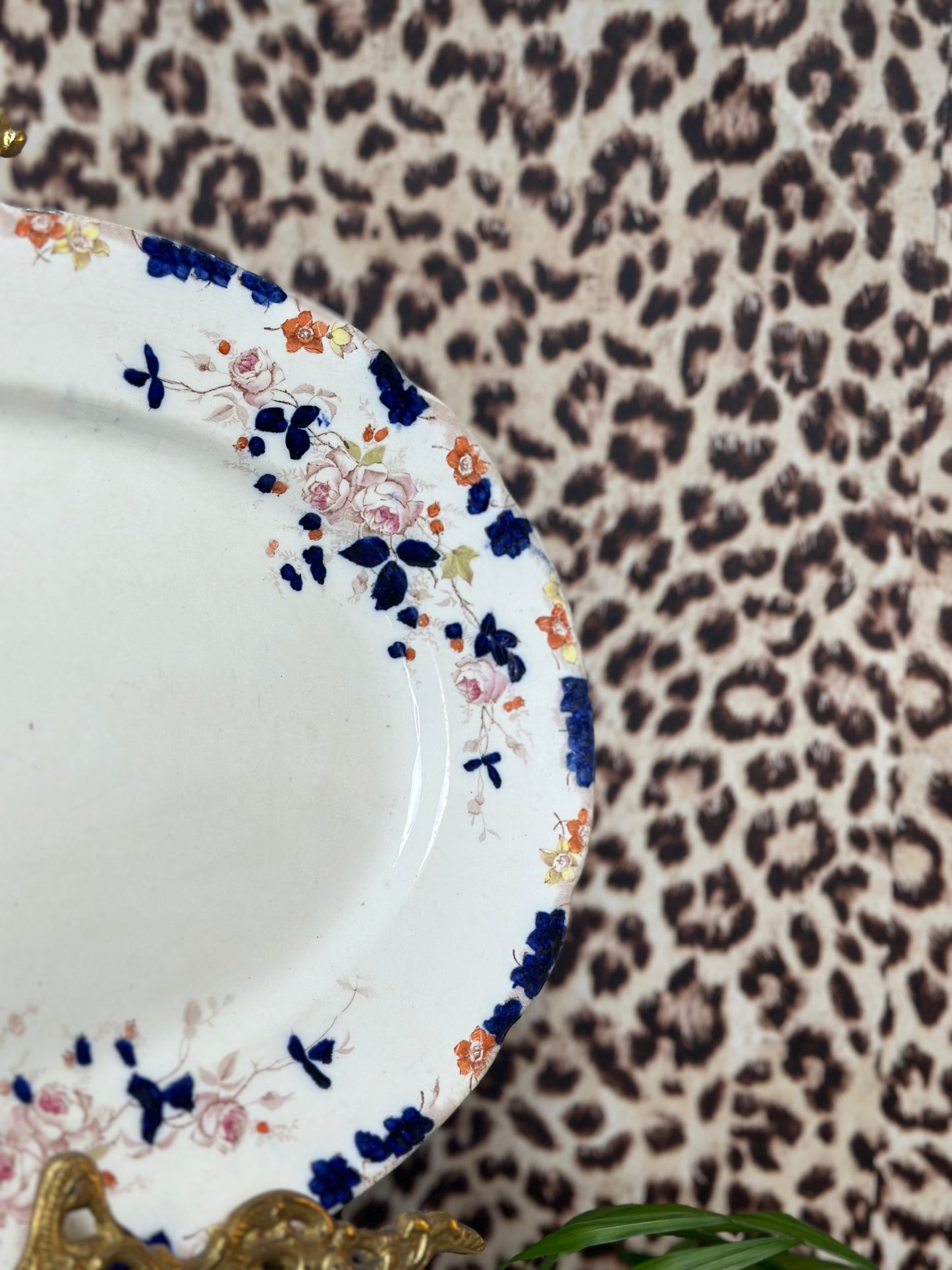 14” S. Hancock & Sons Semi-Porcelain Millais Platter – Stoke-on-Trent