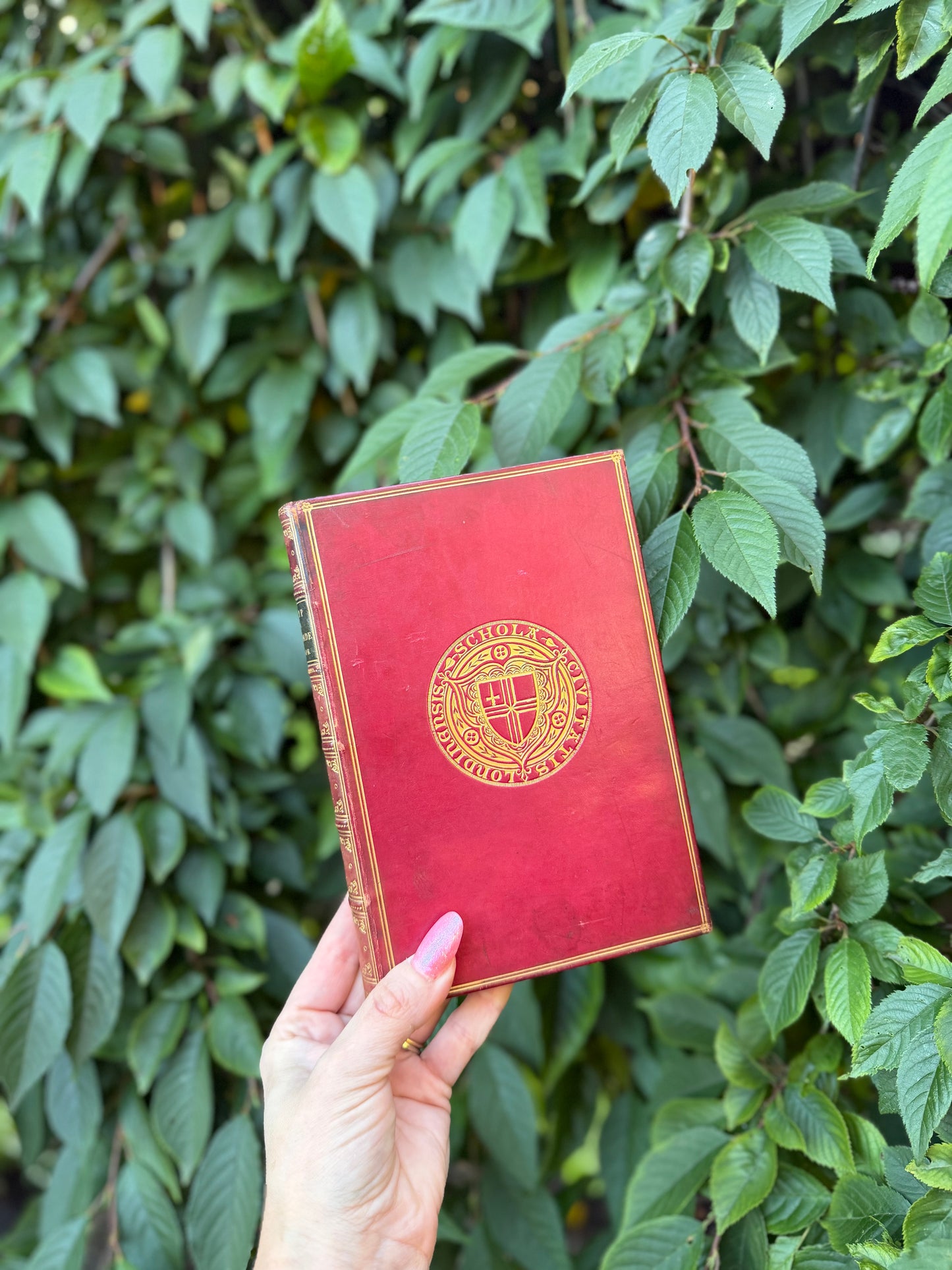 1880 Philip Van Artevelde by Sir Henry Taylor City of London School Oxblood Leather Double Armorial Book