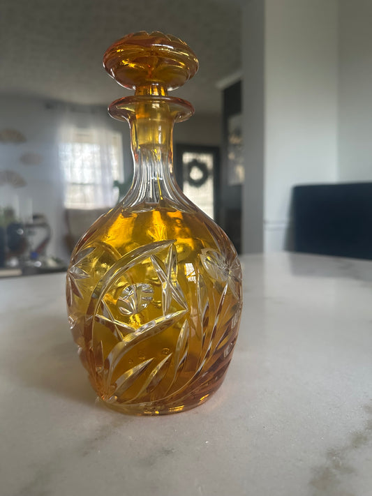Amber Yellow Cut to Clear