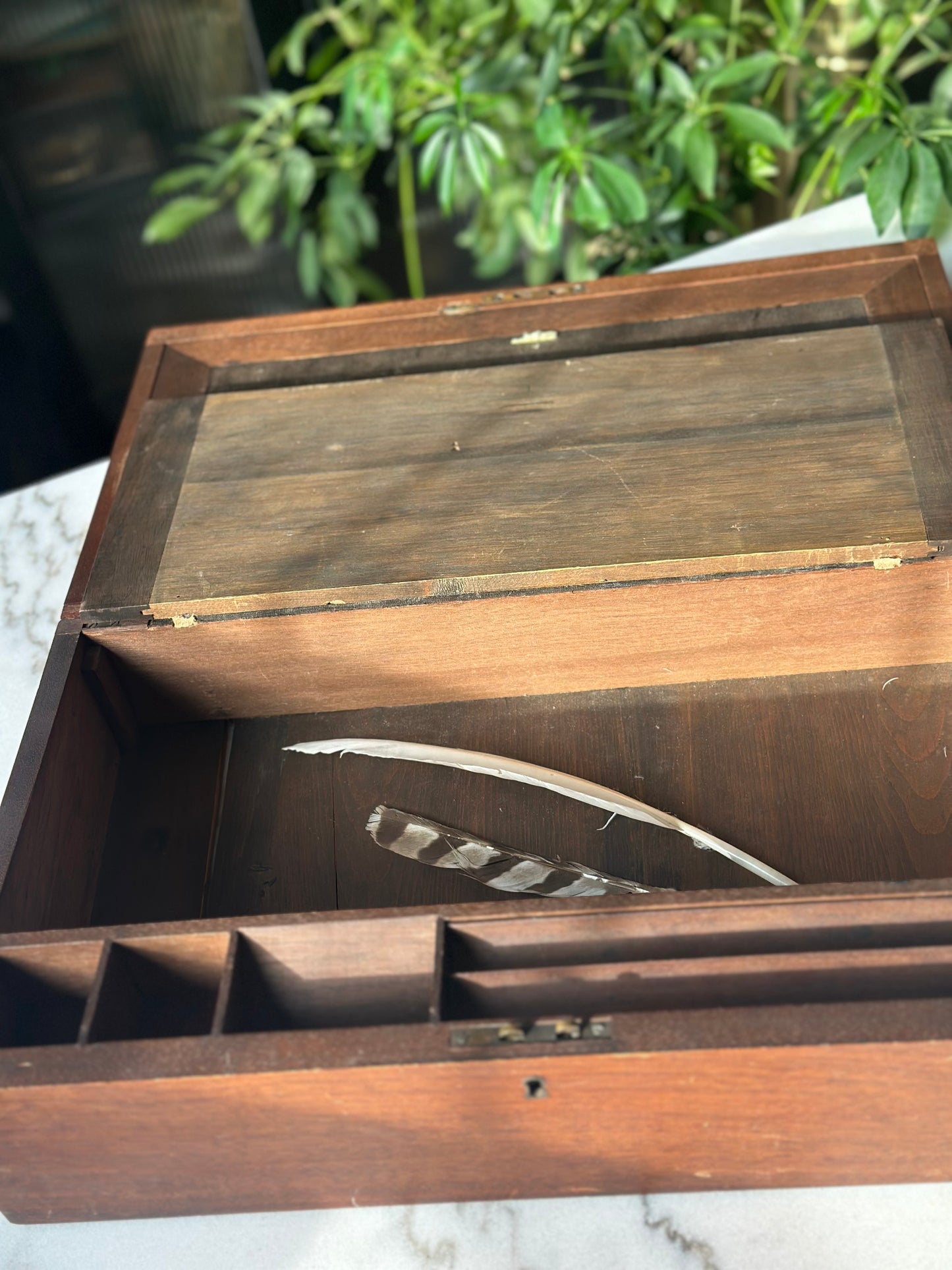 Walnut Traveling Secretary’s Writing Desk